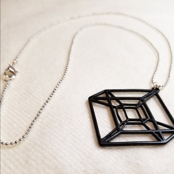 Hypercube Necklace - Picture 2 of 3